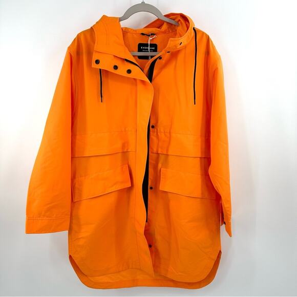 Everlane the Renew anorak jacket in yellow orange Size M - Picture 2 of 15